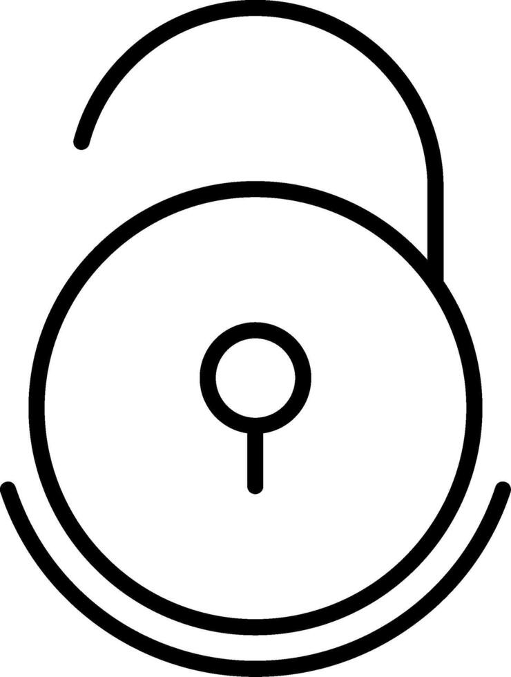 Unlock Icons Design vector