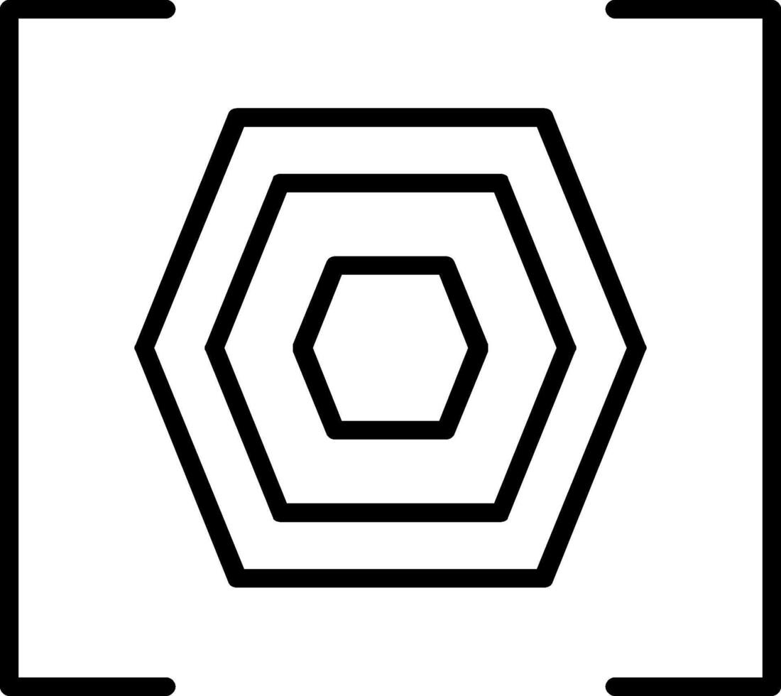Bracket Line Icon vector