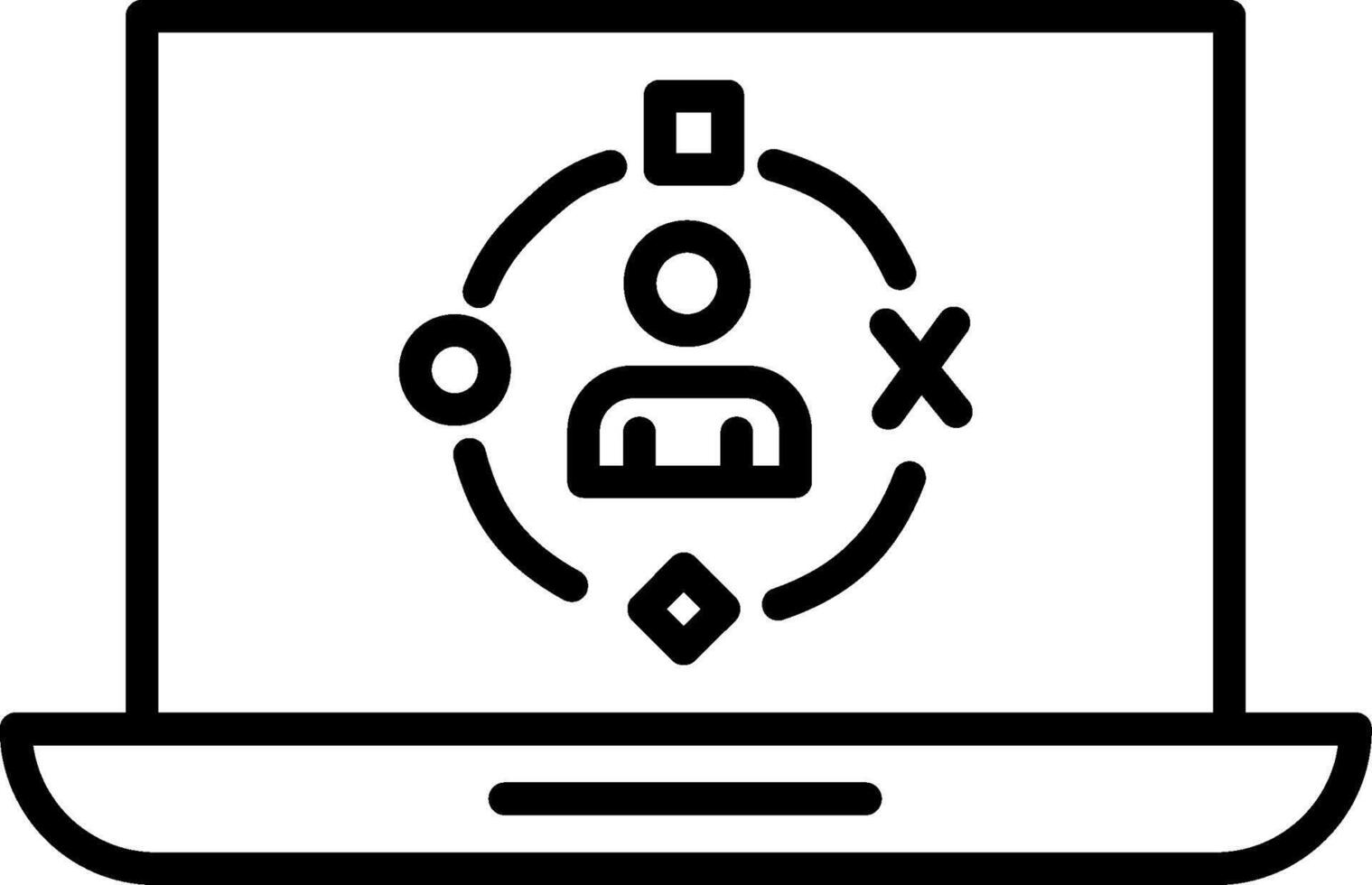 User Experience Line Icon vector