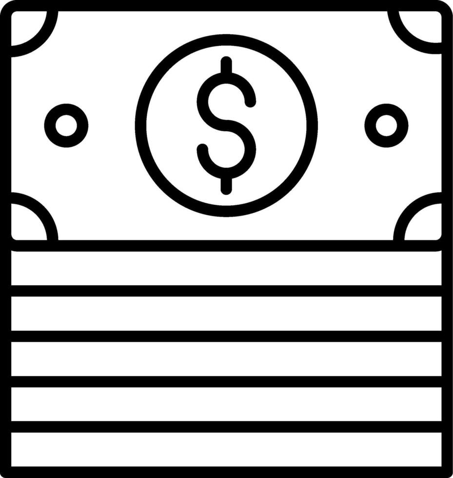 Stack Line Icon vector