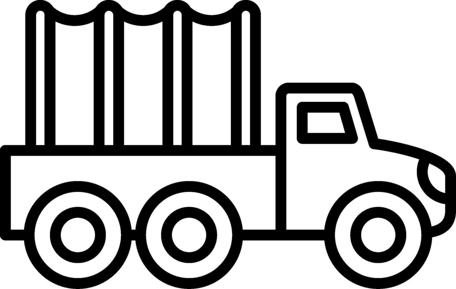 Truck Line Icon vector