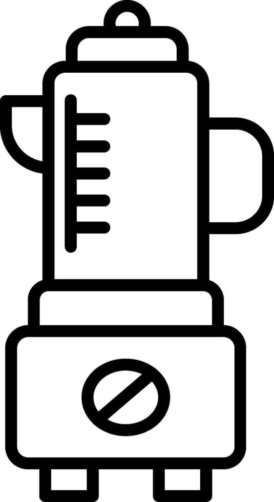Blender Line Icon vector
