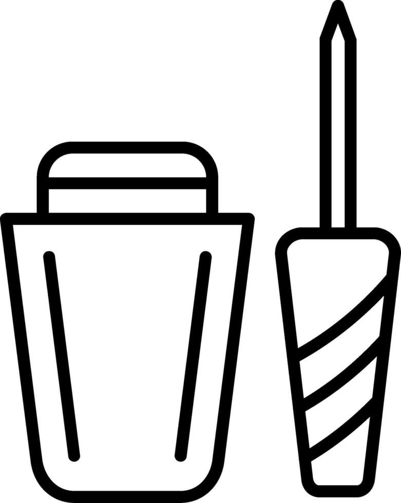 Liquid Eyeliner Line Icon vector