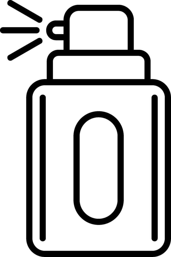 Deodorant Line Icon vector