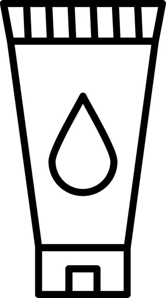 Face Wash Line Icon vector
