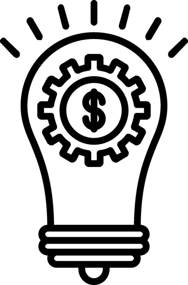 Solutions Line Icon vector