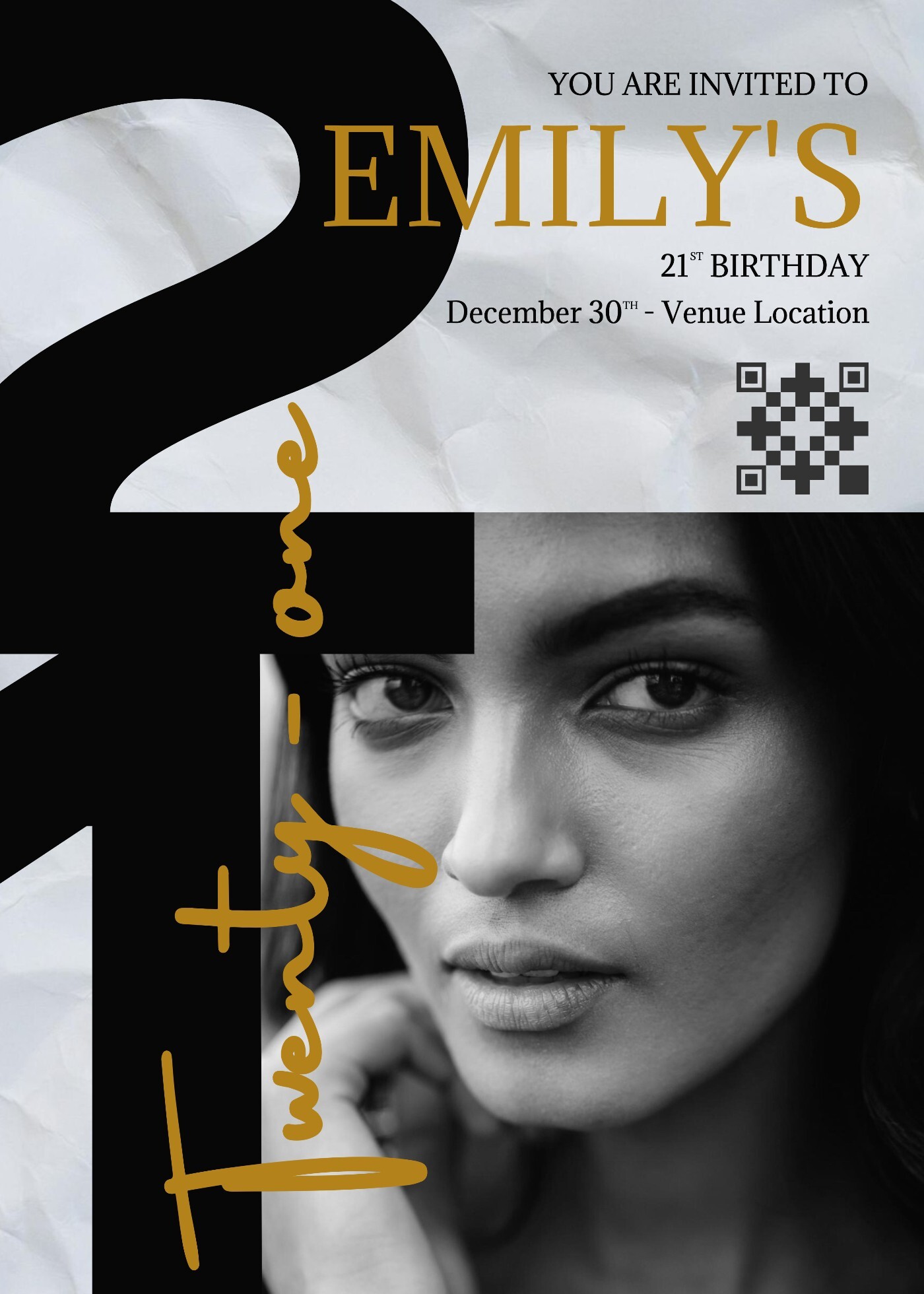 Twenty One Birthday Party Invitation Card Template 43266714 Modelo Twenty One Birthday Party Invitation Card Template 43266714 Modelo