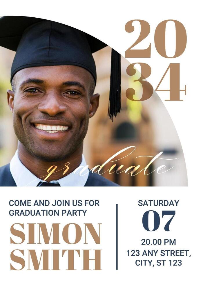 Graduation Party Invitation template