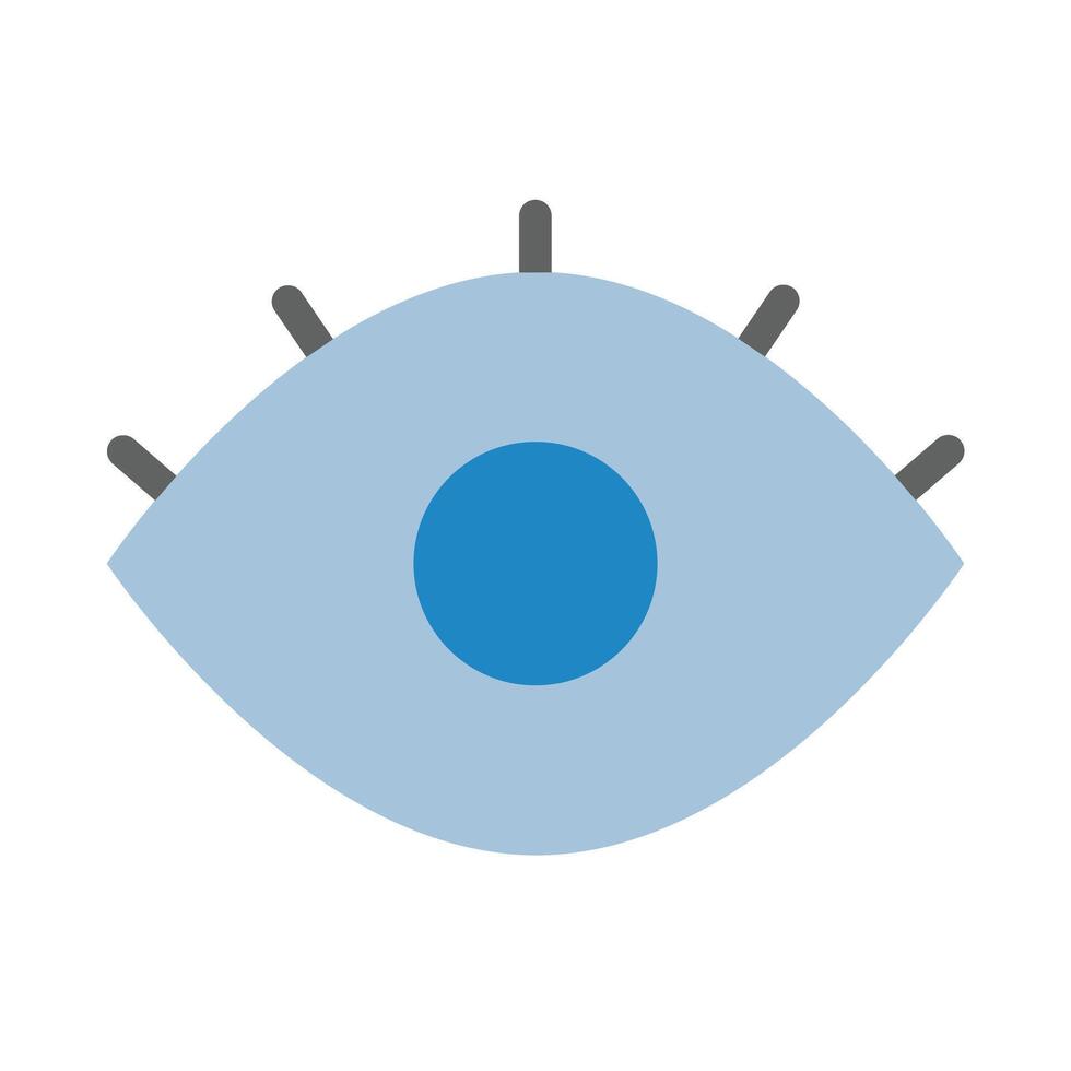 Look Flat Icon Design vector