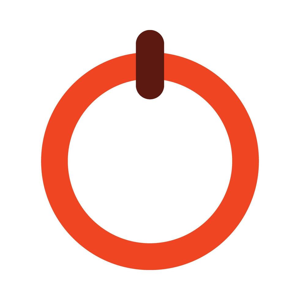 Power Flat Icon Design vector
