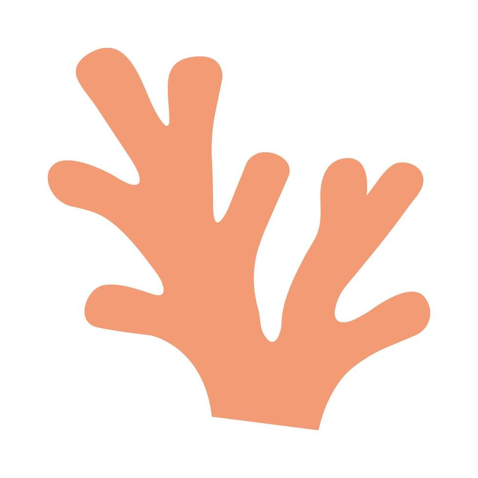 Coral Reef Flat Icon Design vector