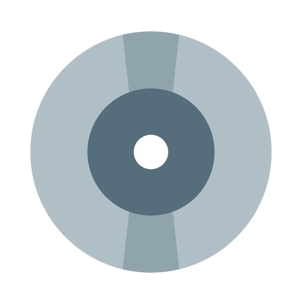 Compact Disc Flat Icon Design vector