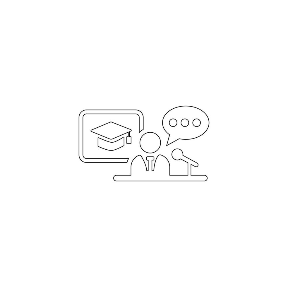 teacher icon icon vector