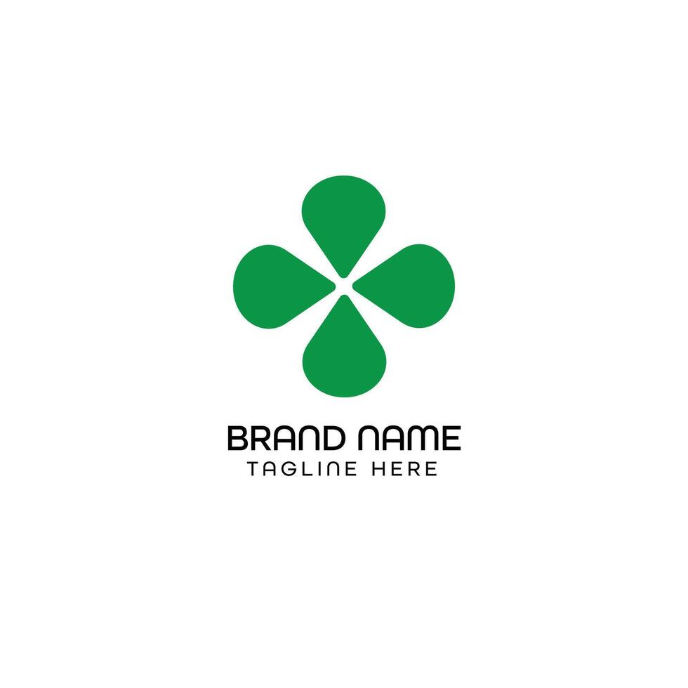 leaf logo design vector