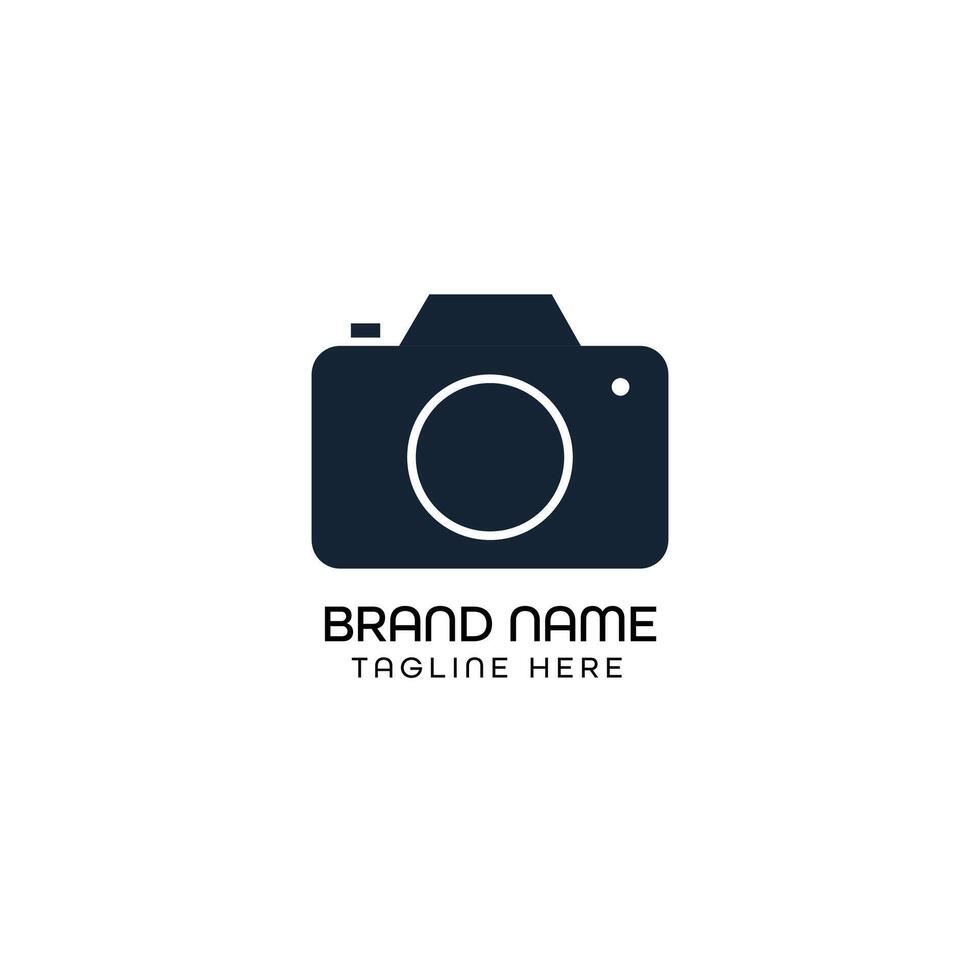 camera logo design vector