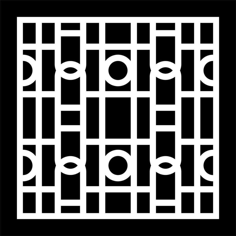 abstract geometry pattern for decoration, background, and cnc laser cutting vector