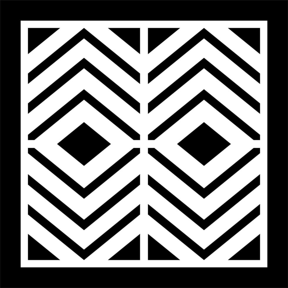 abstract geometry pattern for decoration, background, and cnc laser cutting vector
