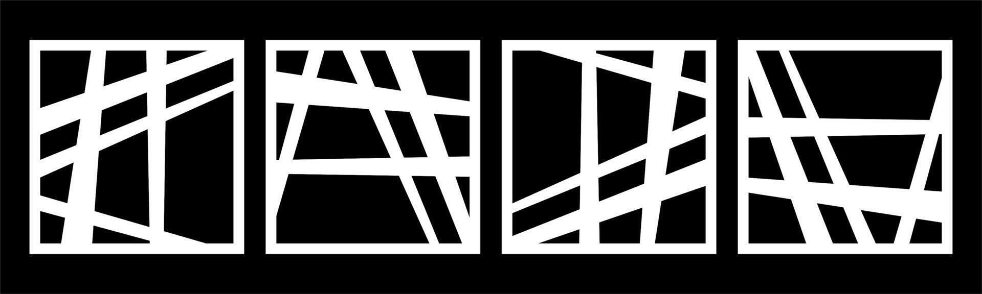 abstract and swirl pattern for decoration, background, and cnc cutting vector