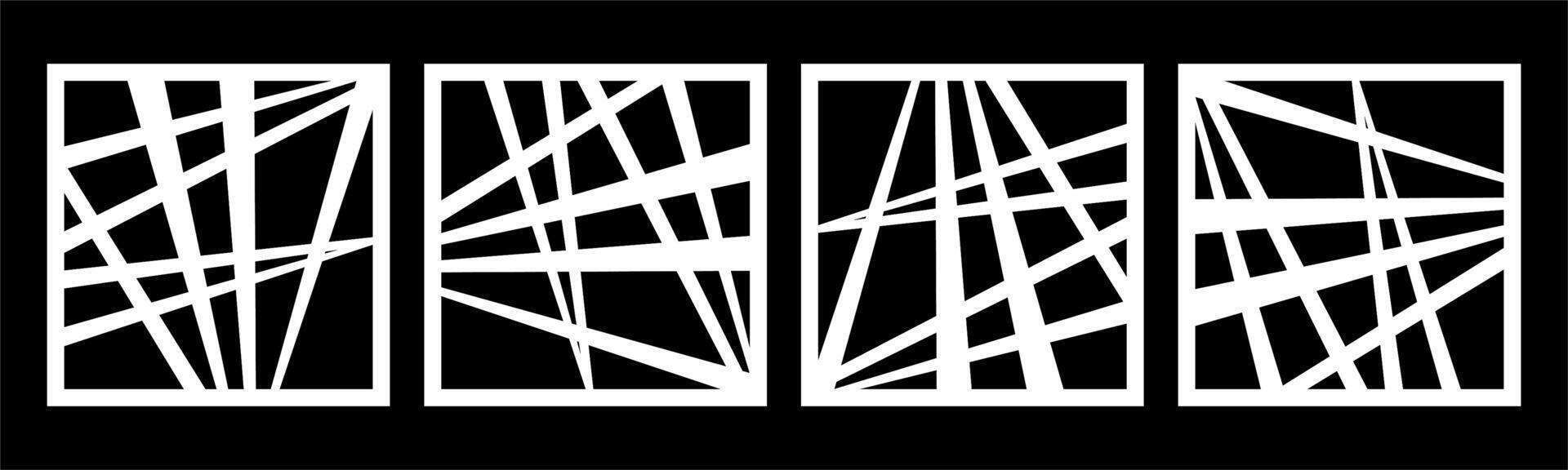 abstract and swirl pattern for decoration, background, and cnc cutting vector