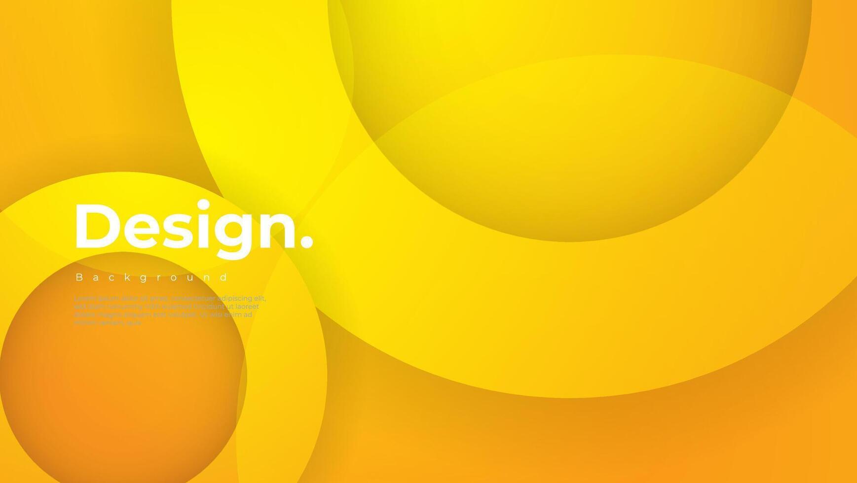 Abstract Yellow Orange Gradient Background. Illustration vector