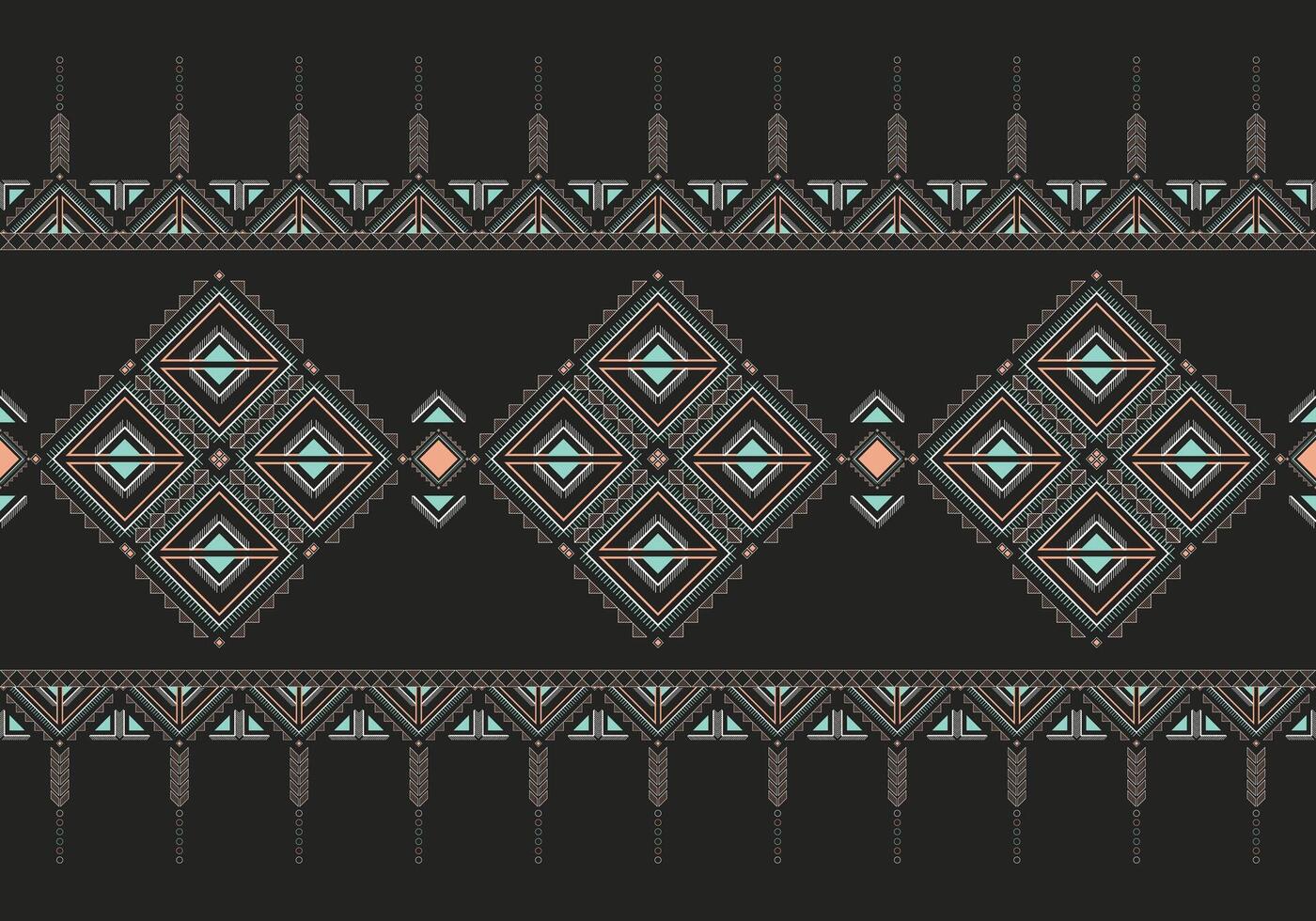 ethnic pattern texture design background print abstract seamless textile. vector