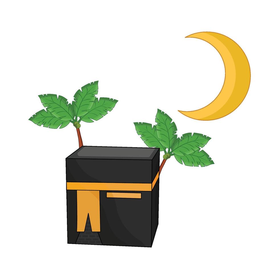 illustration of kaaba vector