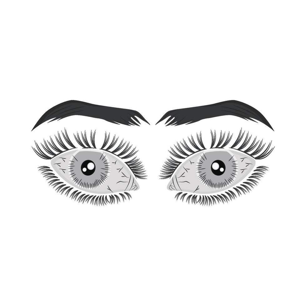 illustration of eye vector