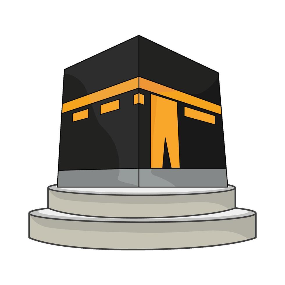 illustration of kaaba vector