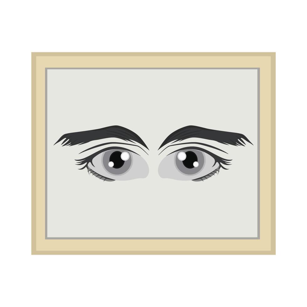 illustration of eye vector