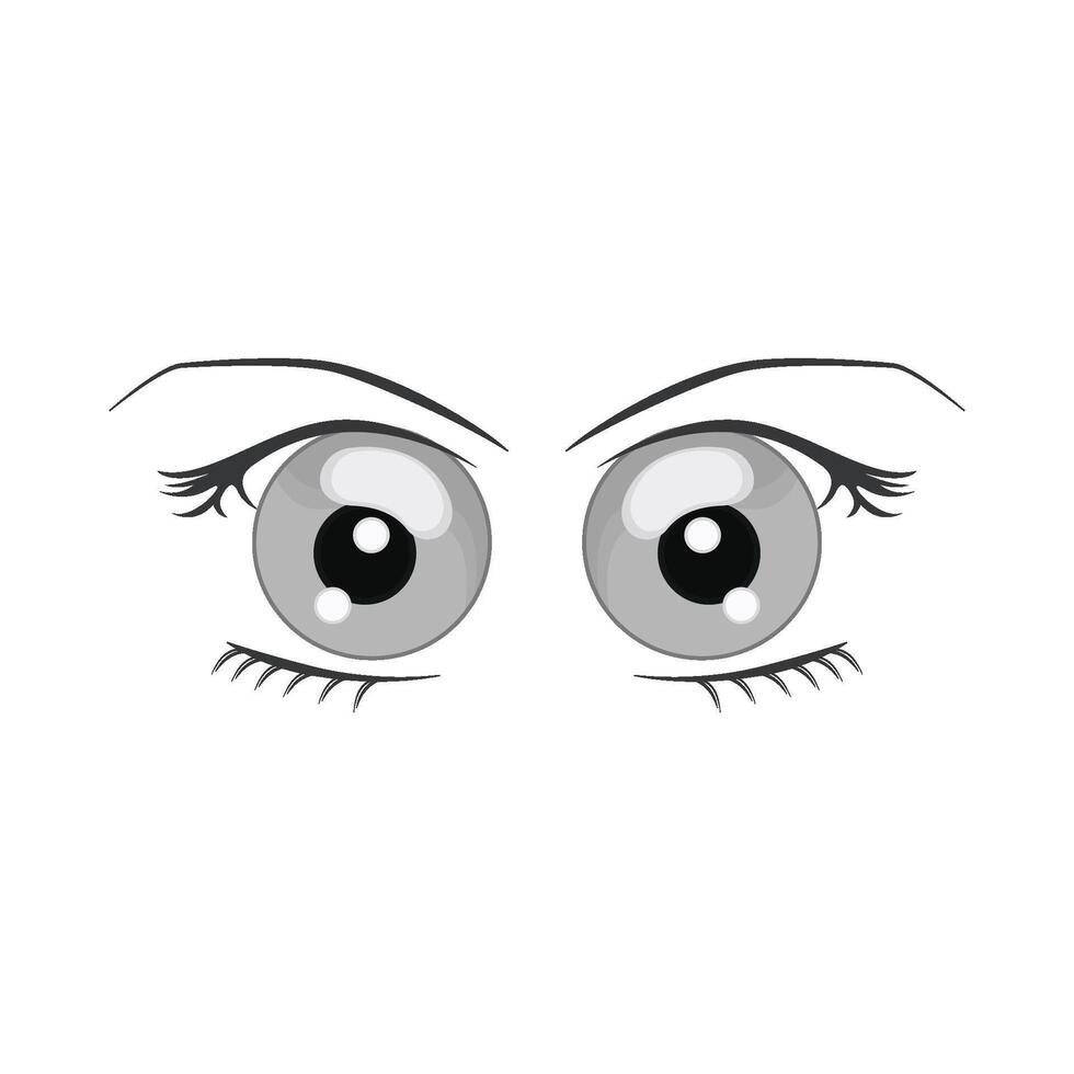 illustration of eye vector