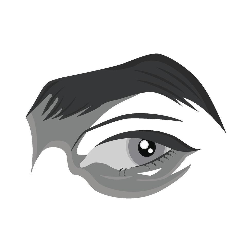 illustration of eye vector