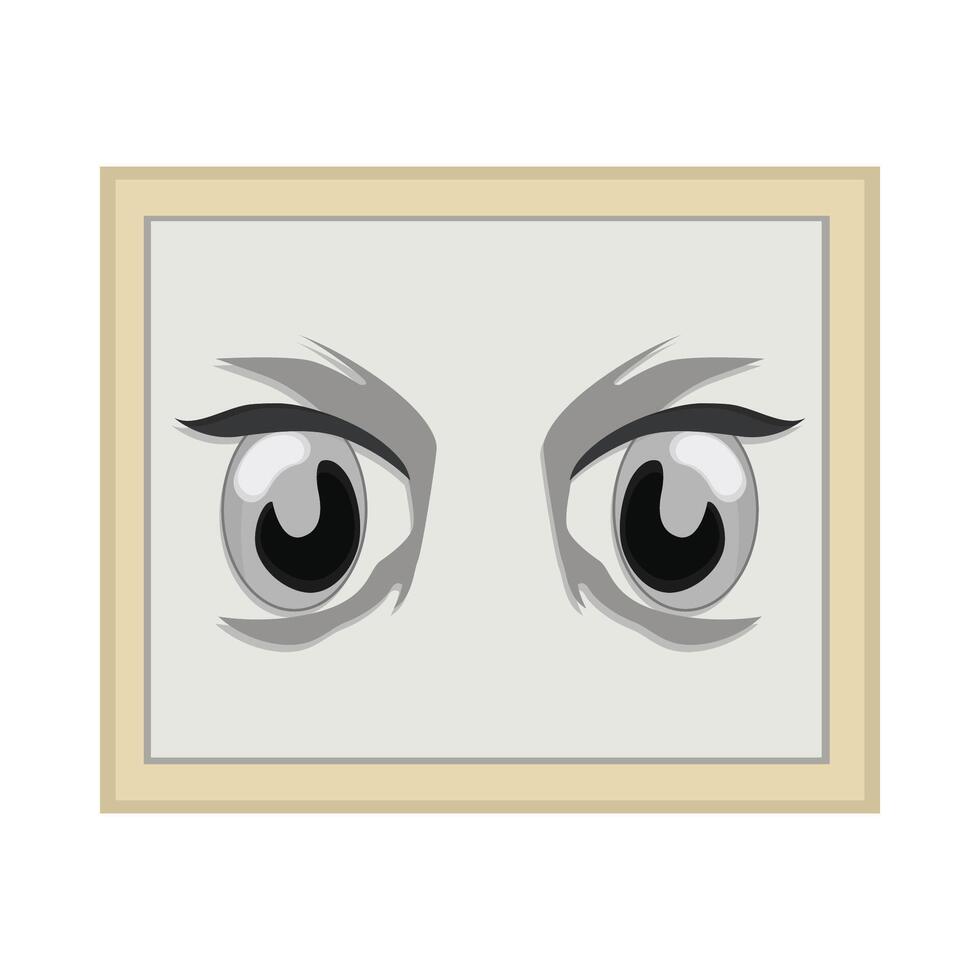 illustration of eye vector