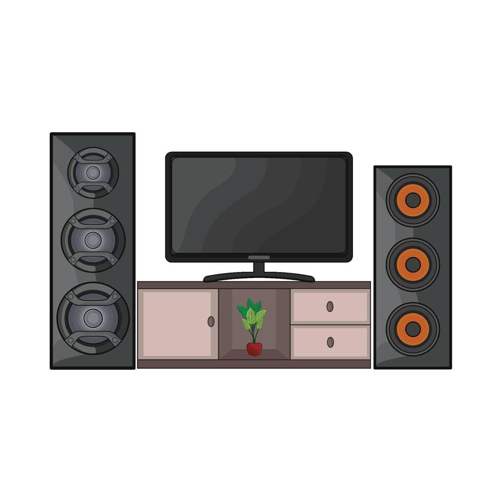 illustration of television vector
