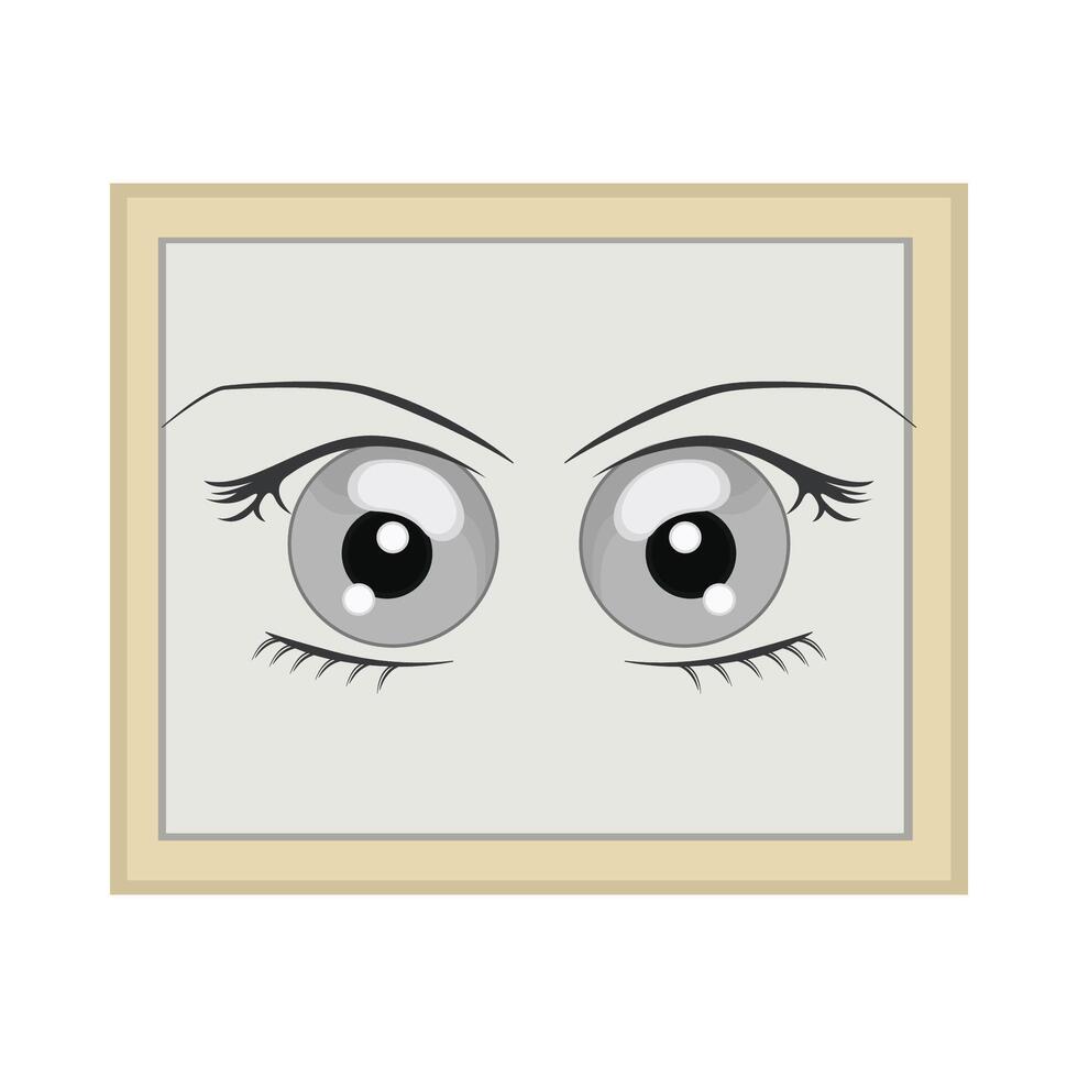 illustration of eye vector