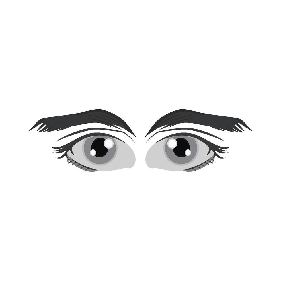 illustration of eye vector
