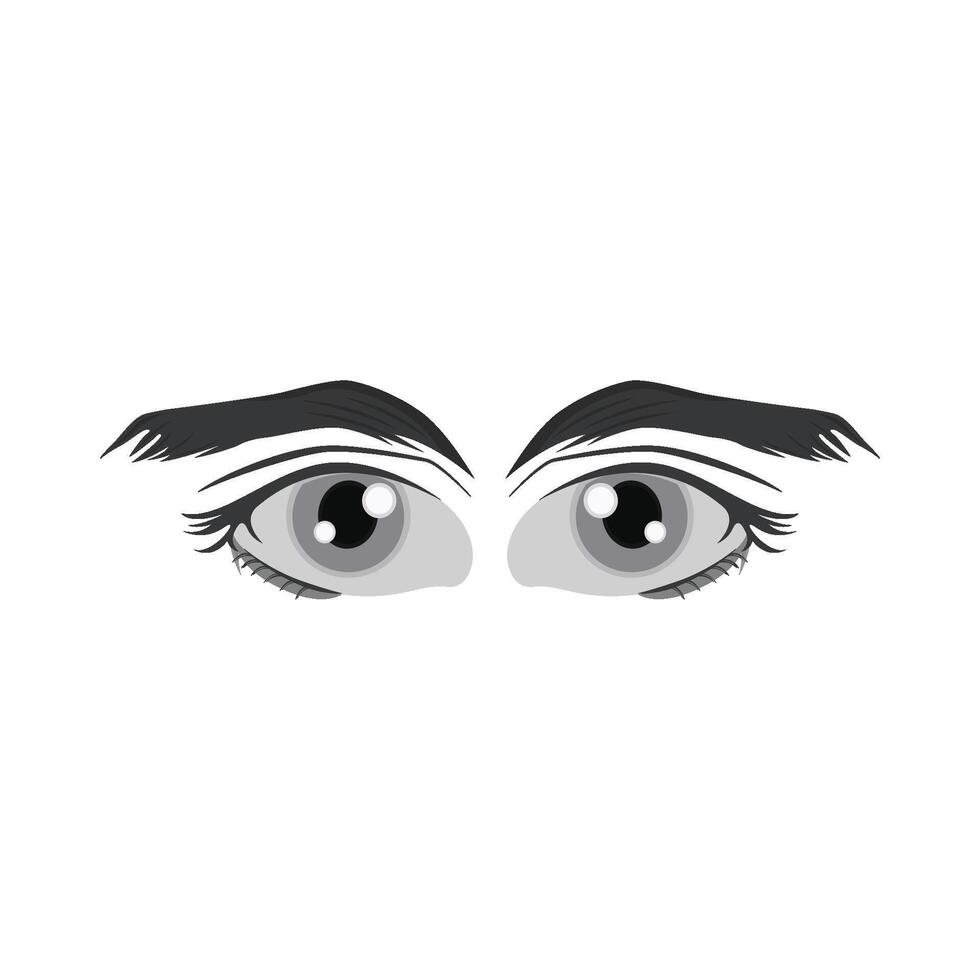 illustration of eye vector