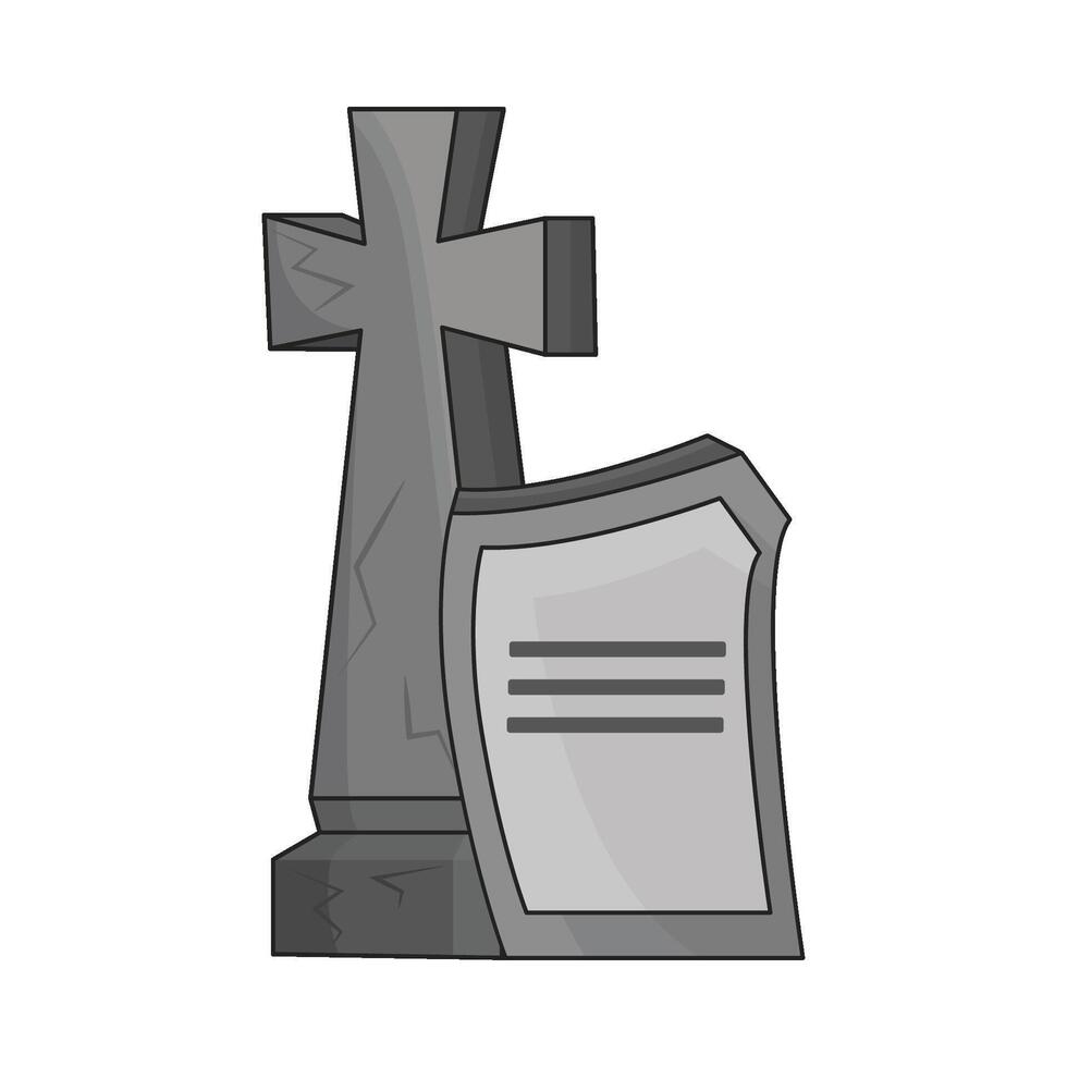 illustration of graveyard vector