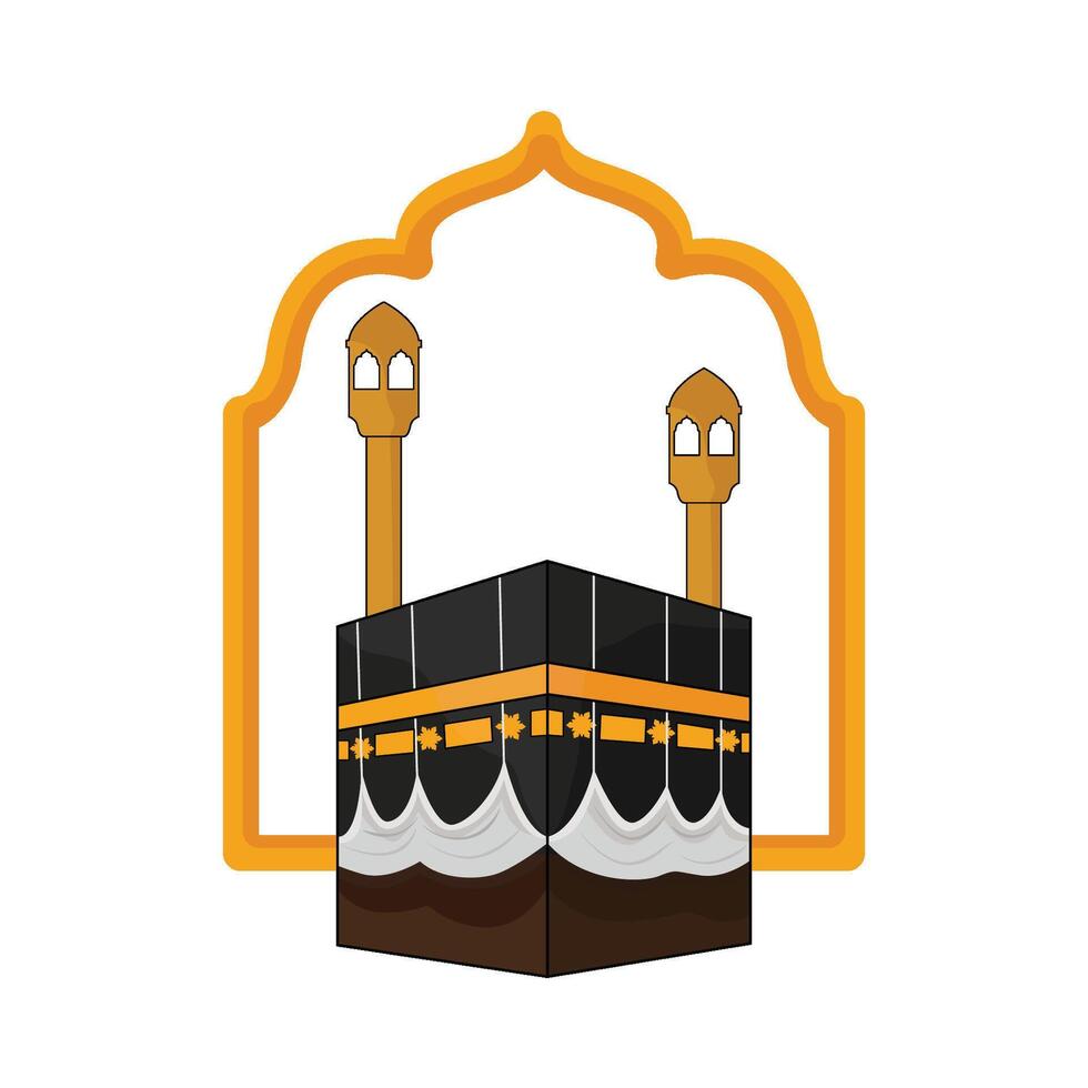 illustration of kaaba vector