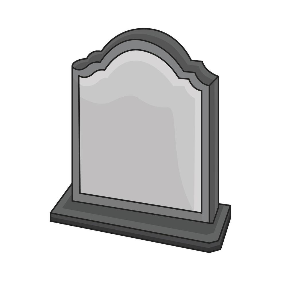 illustration of grave vector