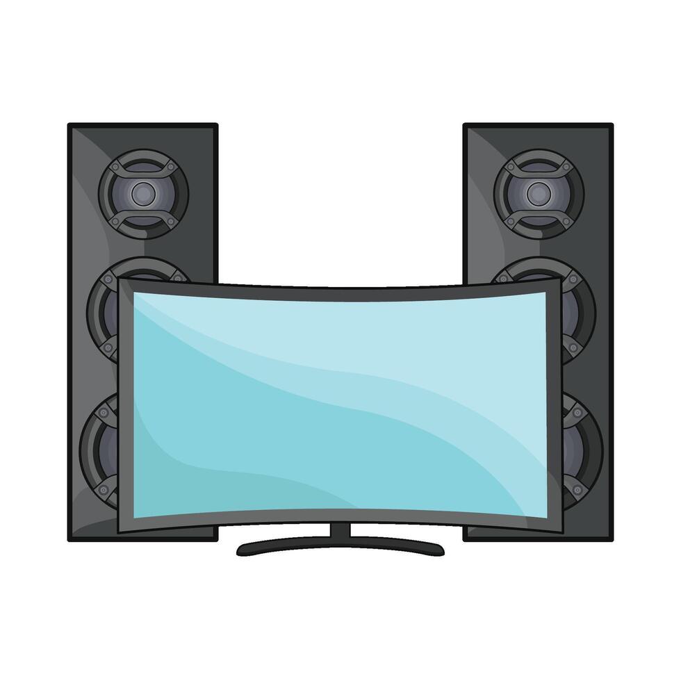 illustration of television vector