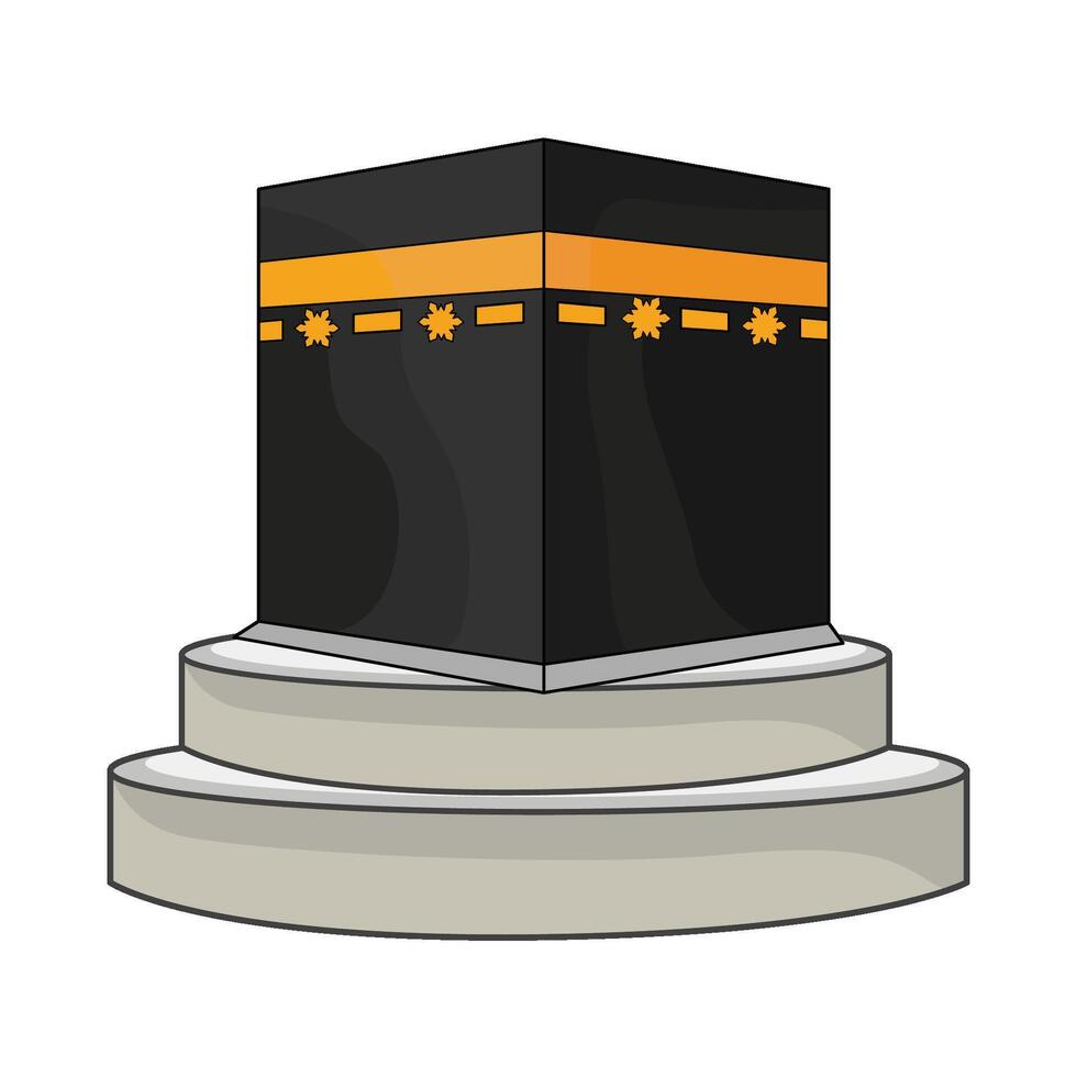 illustration of kaaba vector