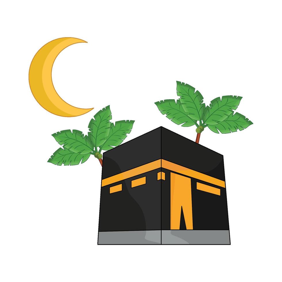 illustration of kaaba vector