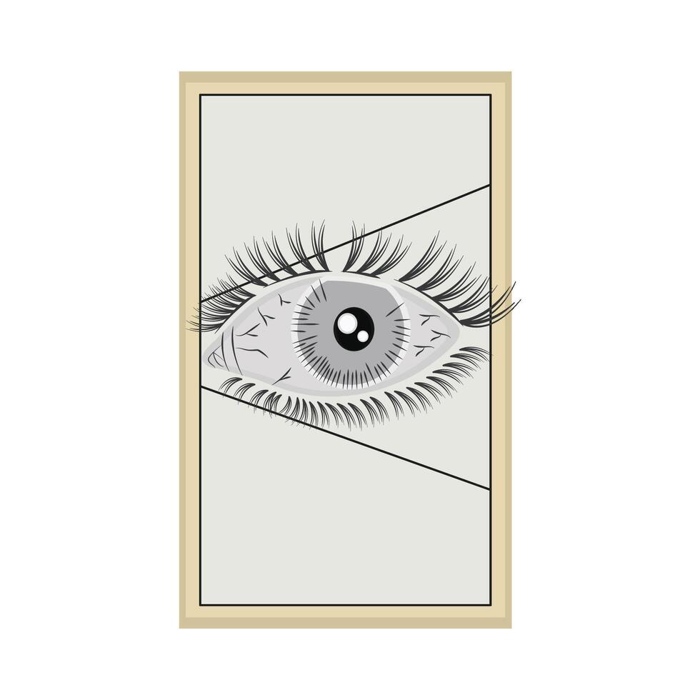 ilustración de ojo vector
