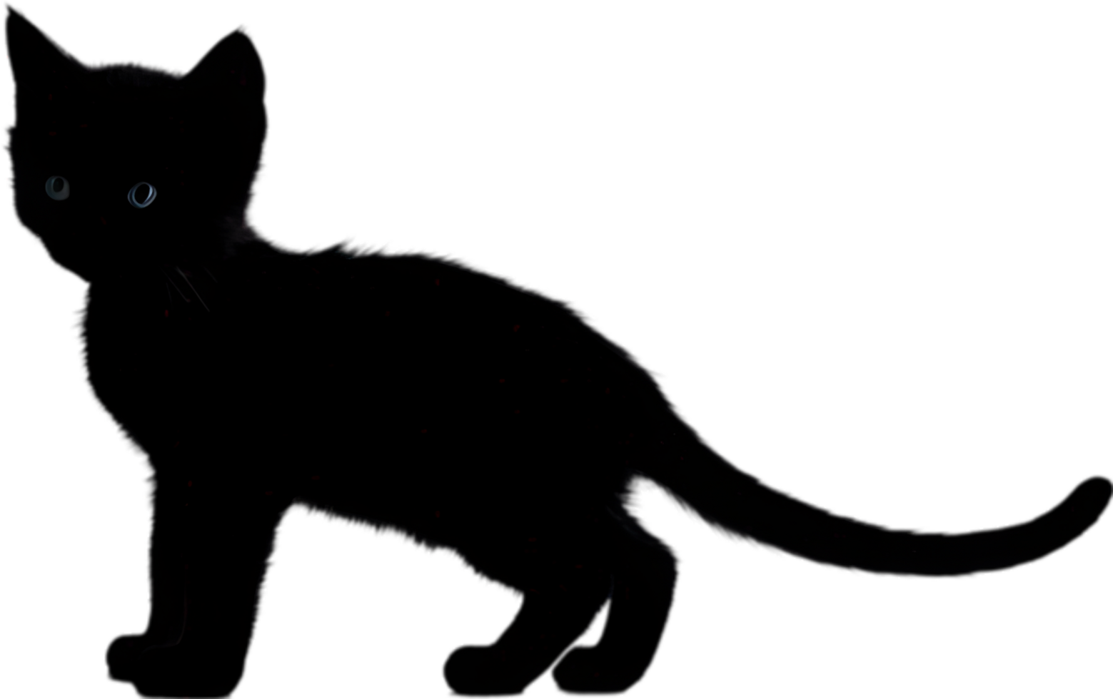Close-up painting of a cute kitten. Ai Generate png