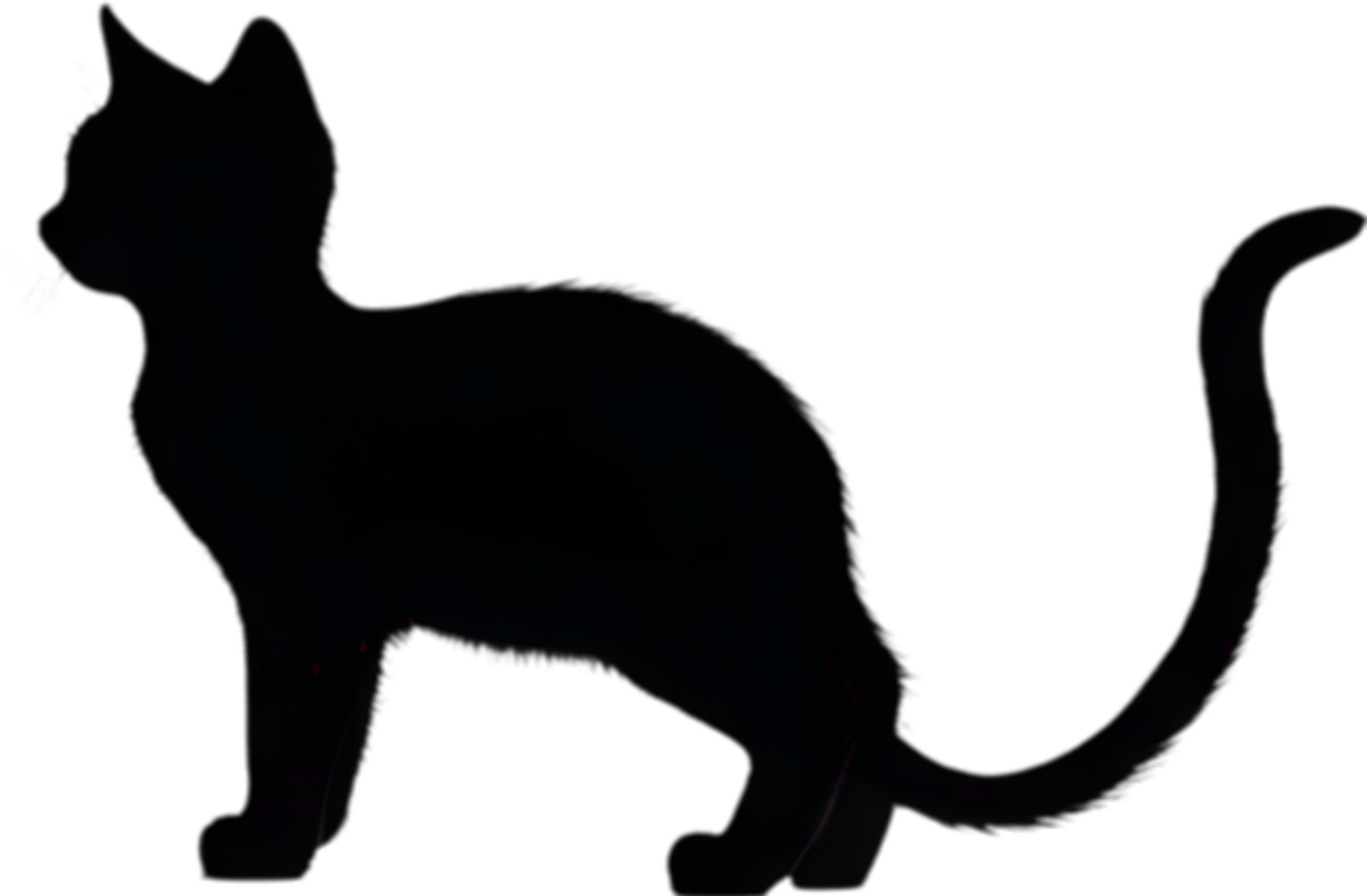 Close-up painting of a cute kitten. Ai Generate png