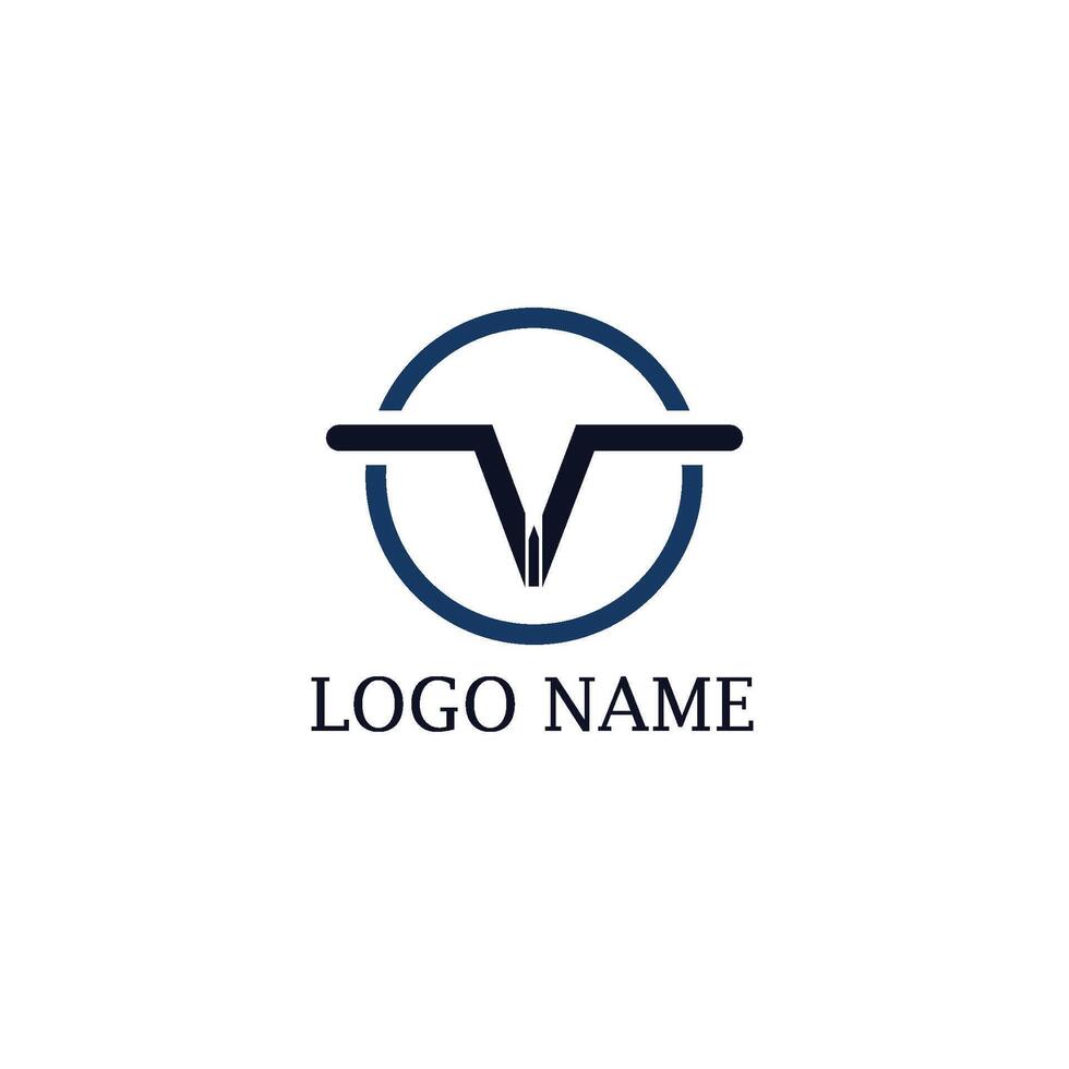 V Letter Logo vector