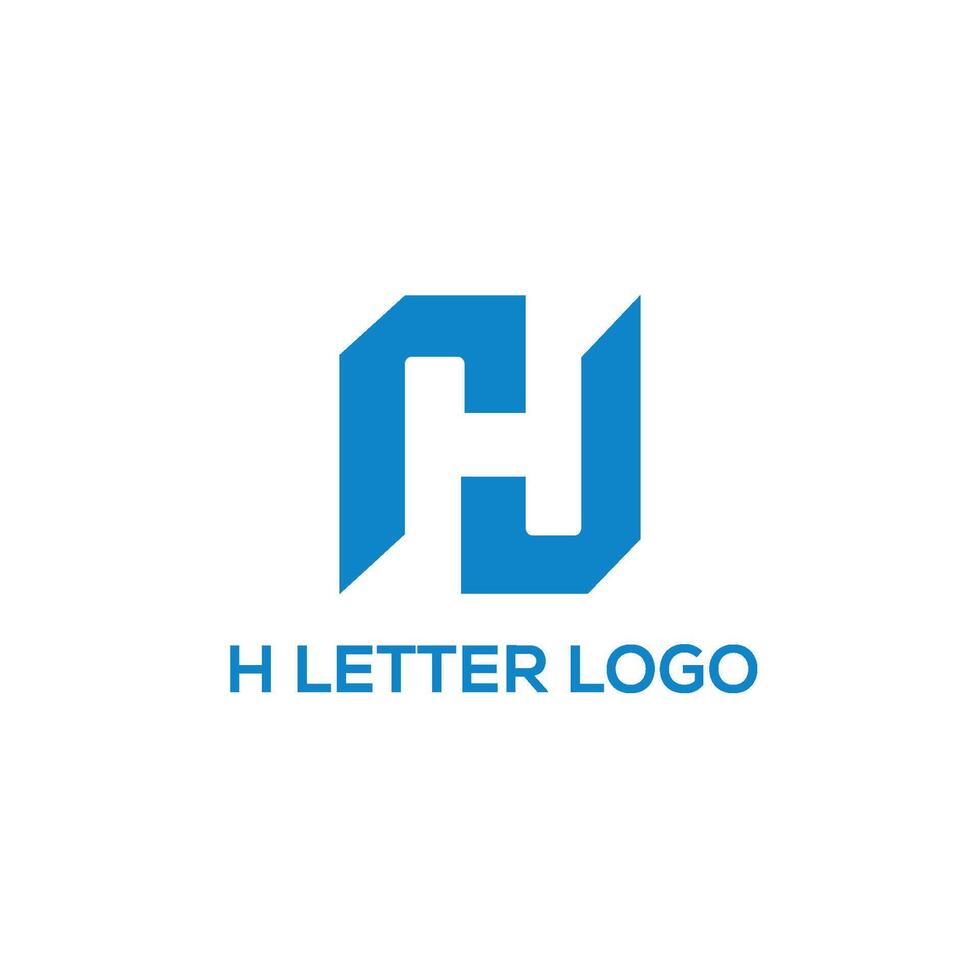 H Letter logo - Initial H Letter Logo Design Template. Abstract and Creative Alphabet Letters icon Illustration. vector