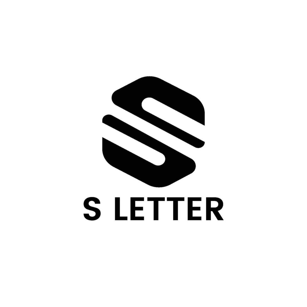 s letra logo - s logo vector