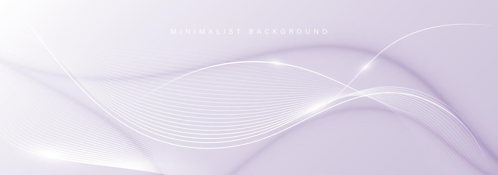 Modern abstract background with wavy lines. vector