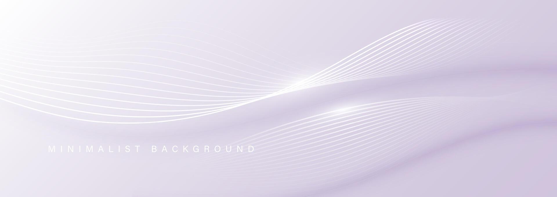 Modern abstract background with wavy lines vector